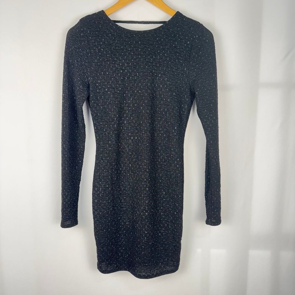 Monaco Black Sparkle Cocktail Dress